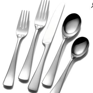Mikasa Forged Serena 20-Piece Stainless Steel Flatware Set